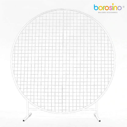 Borosino B458-2M Round Mesh Arch (6.56FT)-White