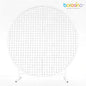 Borosino B458-2M Round Mesh Arch (6.56FT)-White