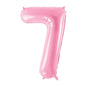 Party America 34" Pastel Pink Jumbo Numbers